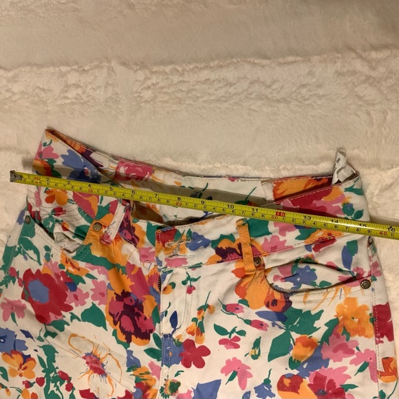 Flower Colorful white summer jeans - Picture 8 of 14